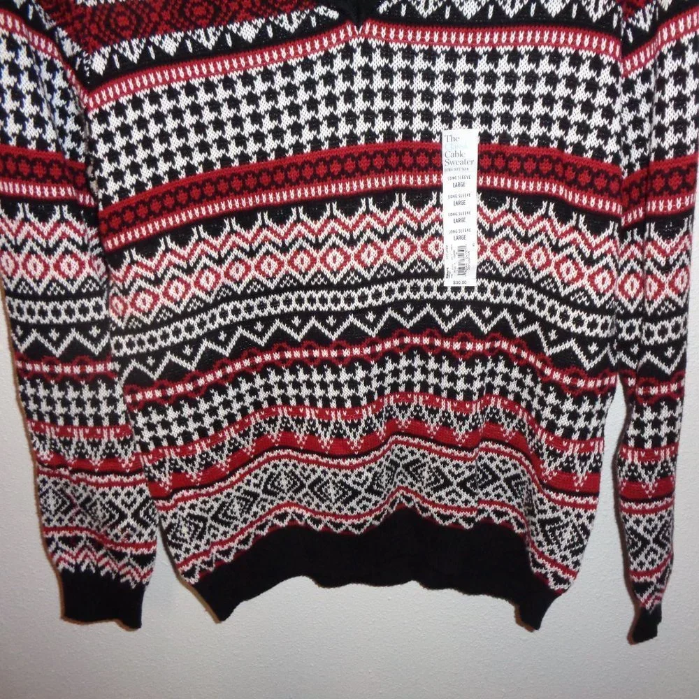 Croft & Barrow V Neck Sweater Size Large NWT